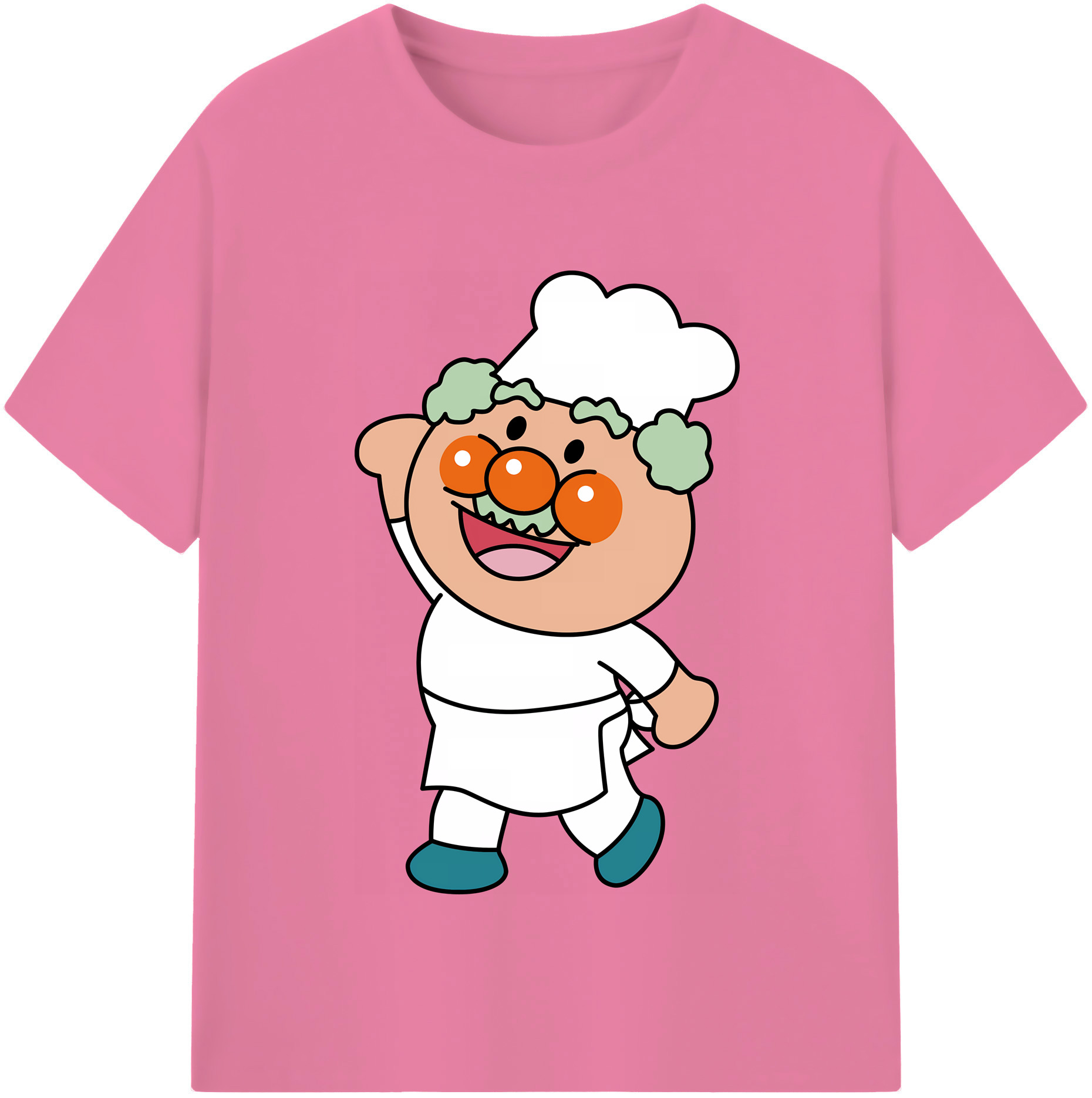 （画像用） アンパンマン Anpanman 綿100％半袖Tシャツ（フロントプリント）